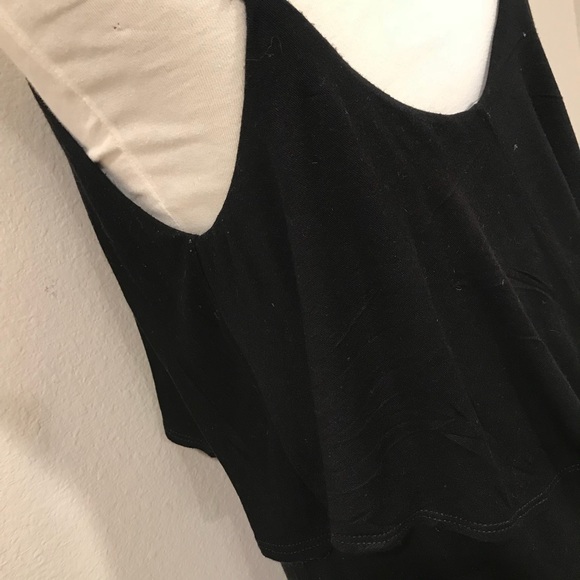 Forever 21 Black Maxi Flounce Dress - Picture 6 of 7